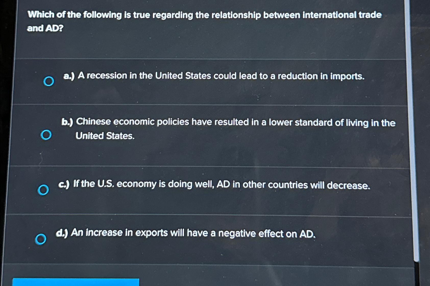 Solved Which of the following is true regarding the | Chegg.com