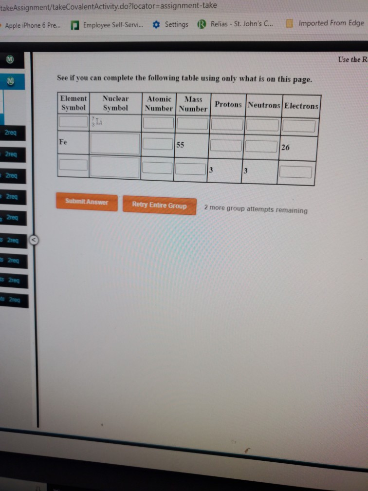 Solved see if you can complete the following table using | Chegg.com