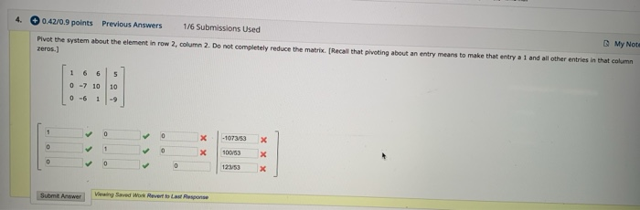 Solved 4. 042/0.9 points Previous Answers 1/6 Submissions | Chegg.com