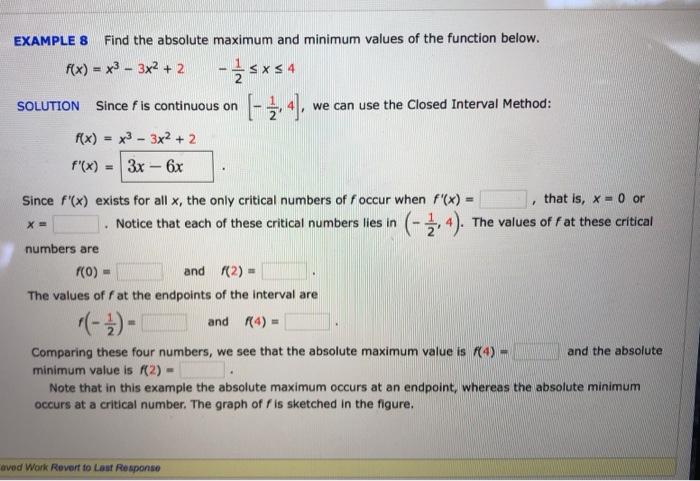 Solved Find The Critical Numbers Of The Function Example 7