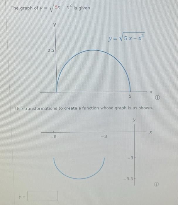 solved-the-graph-of-y-5x-x2-is-given-use-transformations-to-chegg