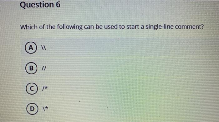 Solved Question 6 Which of the following can be used to | Chegg.com