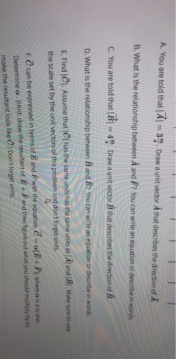 Solved Use the vectors below to answer the following | Chegg.com