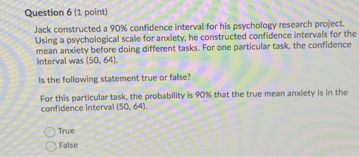 Solved Question 7 (1 point) Look at how we construct a