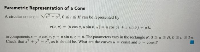 Solved 5. (12 points) Parametrise the surface S: 2 =9Vx2 + | Chegg.com