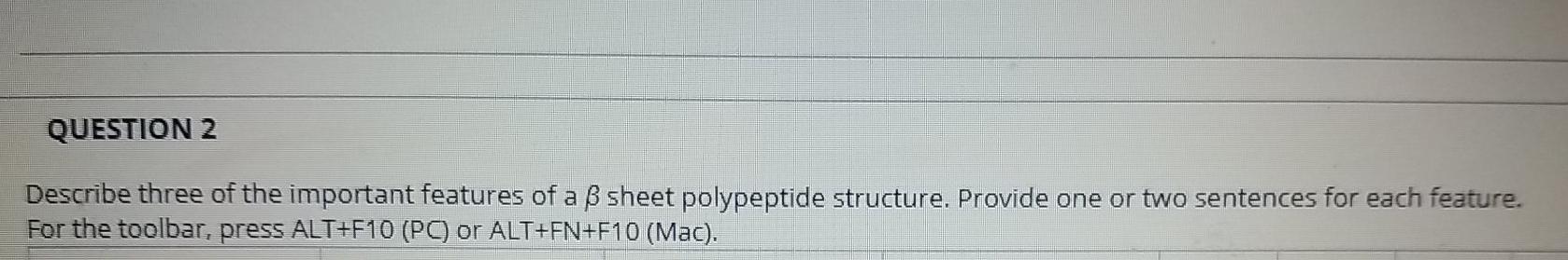 Solved QUESTION 2 Describe three of the important features | Chegg.com