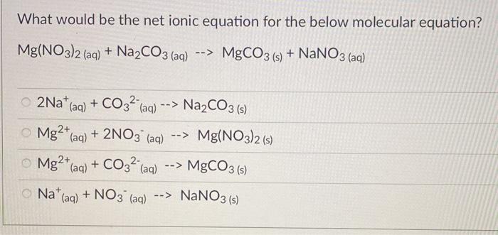 Phản ứng giữa Mg và Na₂CO₃