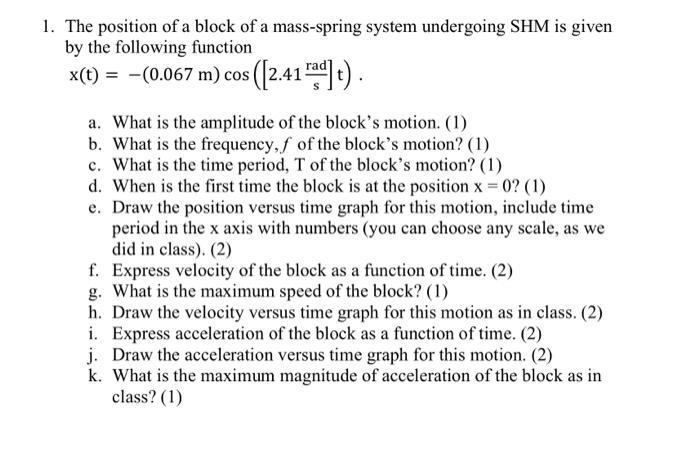 Solved Please show all work & answers.Also mind the | Chegg.com
