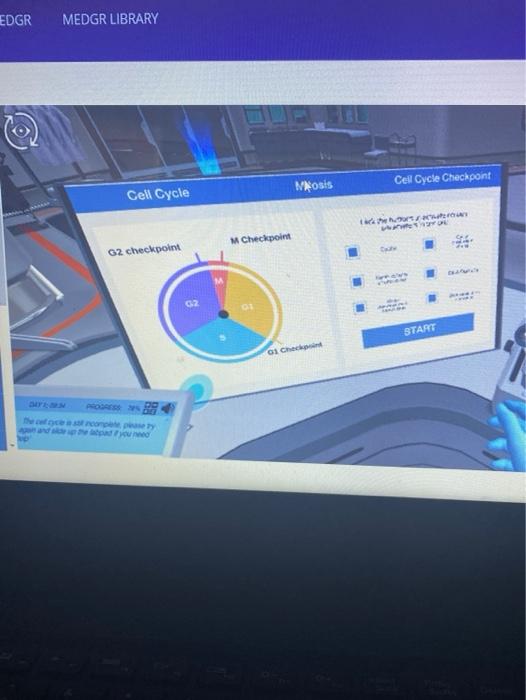 Edgr Medgr Library Mosis Cell Cycle Checkpoint Cell | Chegg.com