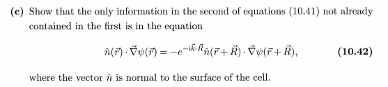 Solved 1. Boundary Conditions on Electron Wave Functions in | Chegg.com