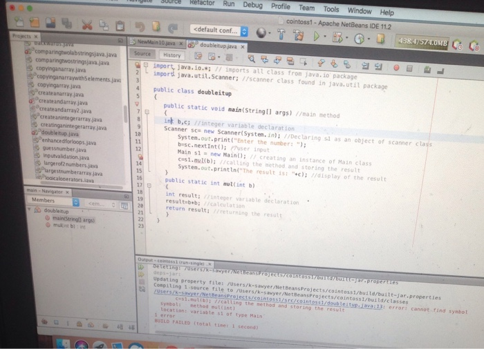 Solved hi good day my code isn't running i need help with | Chegg.com