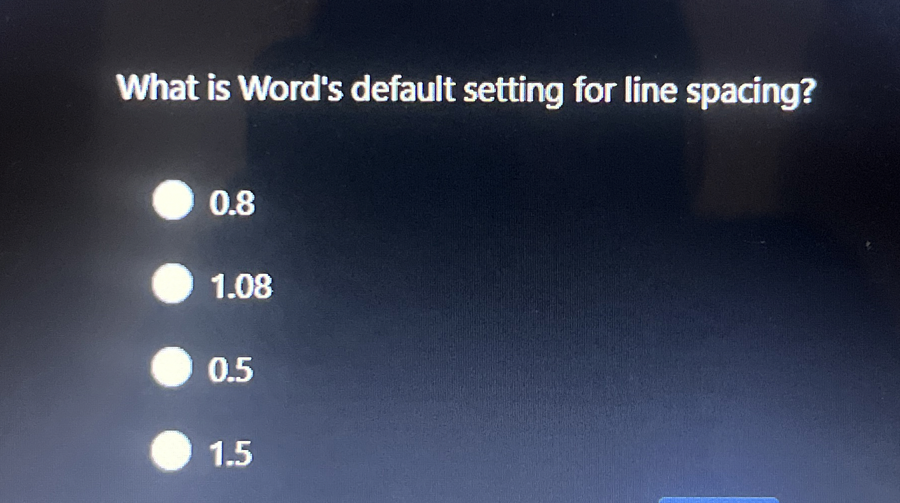 Solved What is Word's default setting for line | Chegg.com