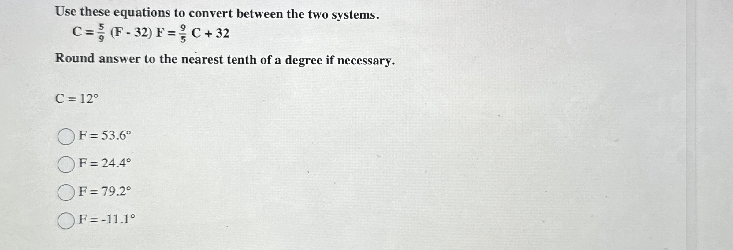 Solved Use these equations to convert between the two | Chegg.com