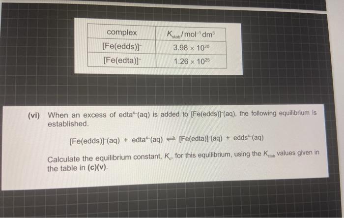 Solved calculate the equilibrium constant for this | Chegg.com