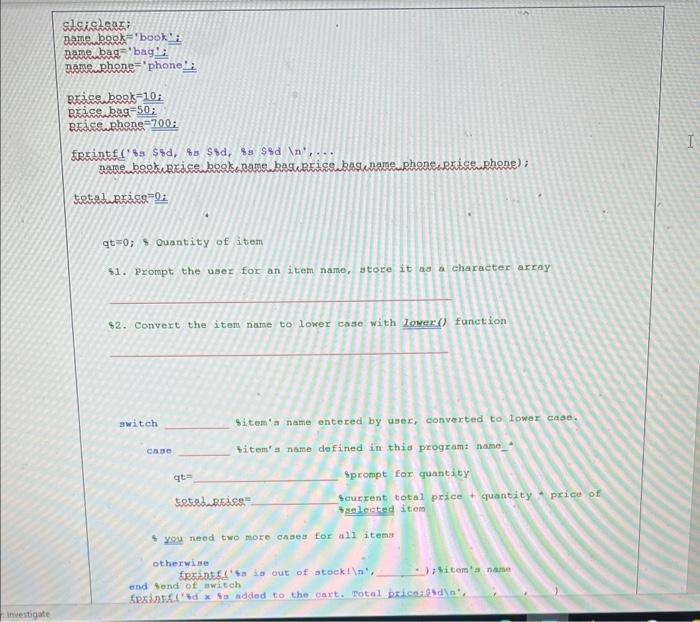 Solved Shopping Cart Problem Statement Design a simple | Chegg.com