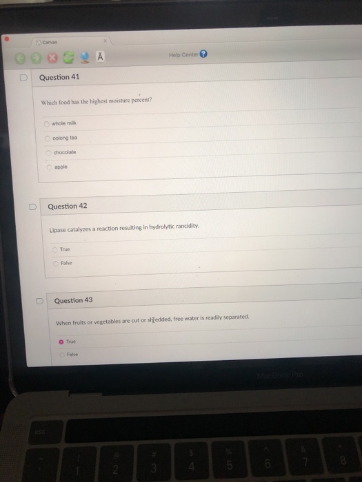 Solved Canvas Help Center? U Question 36 Which of the | Chegg.com