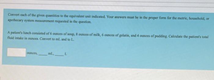 Solved Convert each of the given quantities to the | Chegg.com