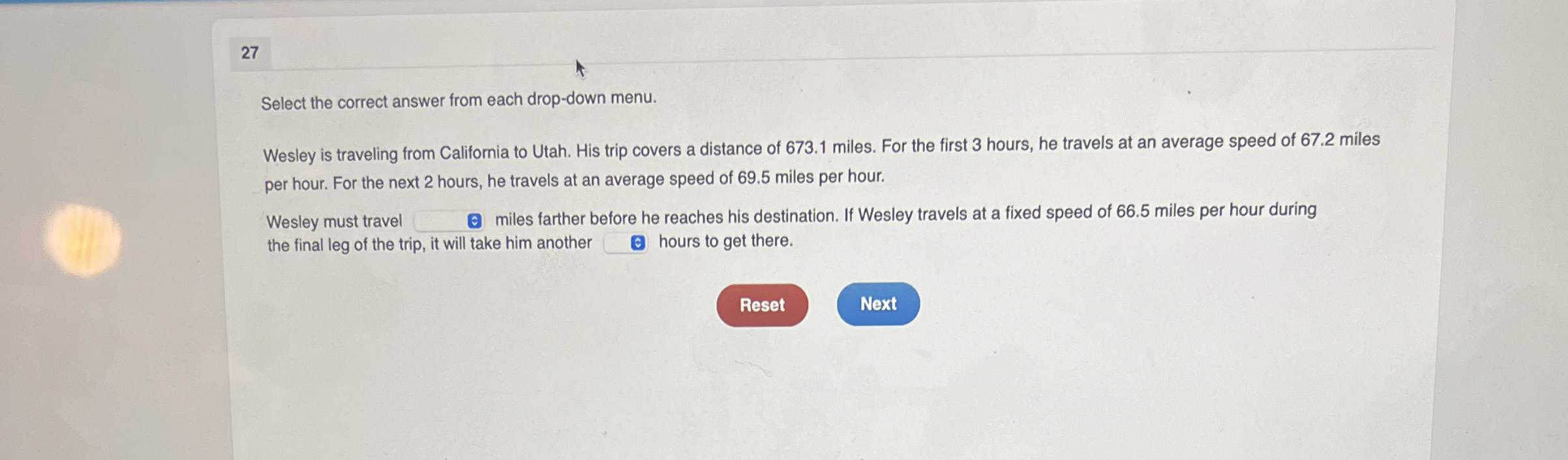Solved Select the correct answer from each drop-down | Chegg.com