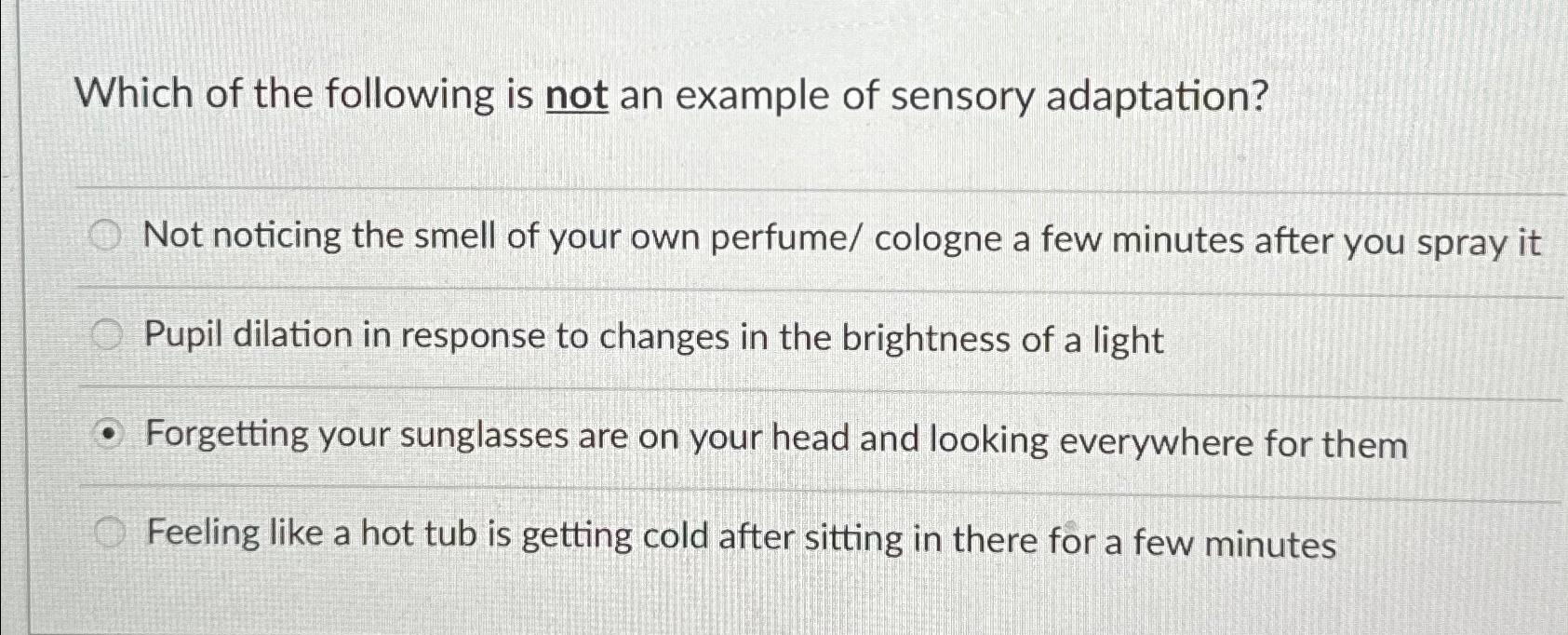 solved-which-of-the-following-is-not-an-example-of-sensory-chegg