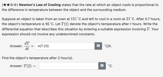 Solved the difference in temperature between the object and | Chegg.com