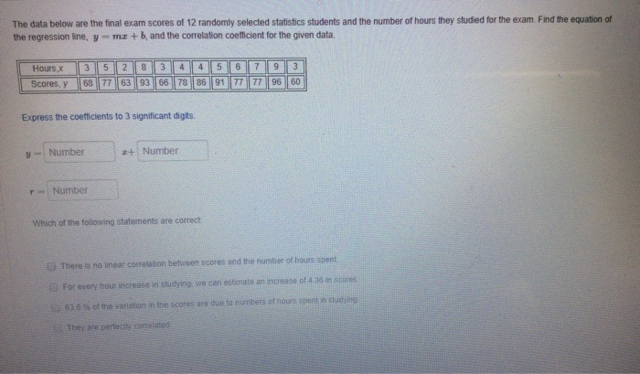 Solved The data below are the final exam scores of 12 | Chegg.com