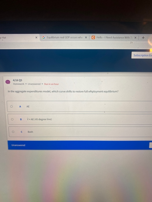 Solved 4/16 Q4 Homework. Unanswered. Due In An Hour | Chegg.com