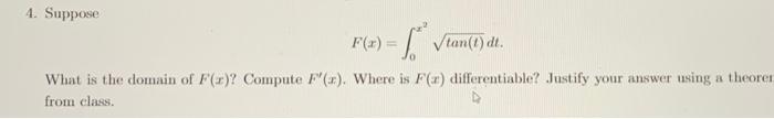 30. the fundamental theorem of calculus homework