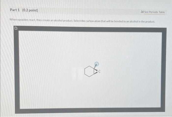 Solved 06 Question (1 point) Epoxides are three membered | Chegg.com
