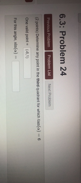 Solved 6.3: Problem 24 Previous Problem Problem List Next | Chegg.com