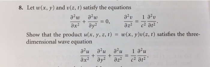 Solved 0 8 Let W X Y And V Z T Satisfy The Equa Chegg Com