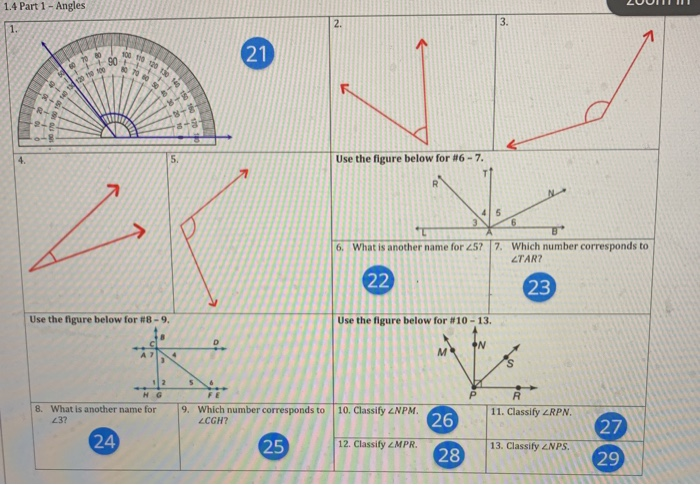 Name two pairs of opposite rays, please. ​ 