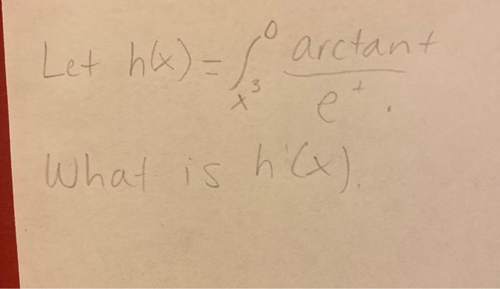 Solved ctant What is h (x). | Chegg.com