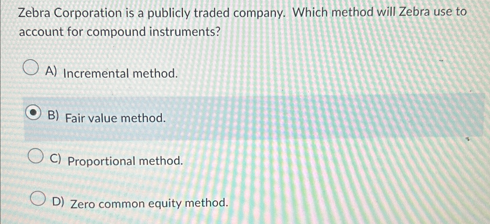 Solved Zebra Corporation is a publicly traded company. Which | Chegg.com