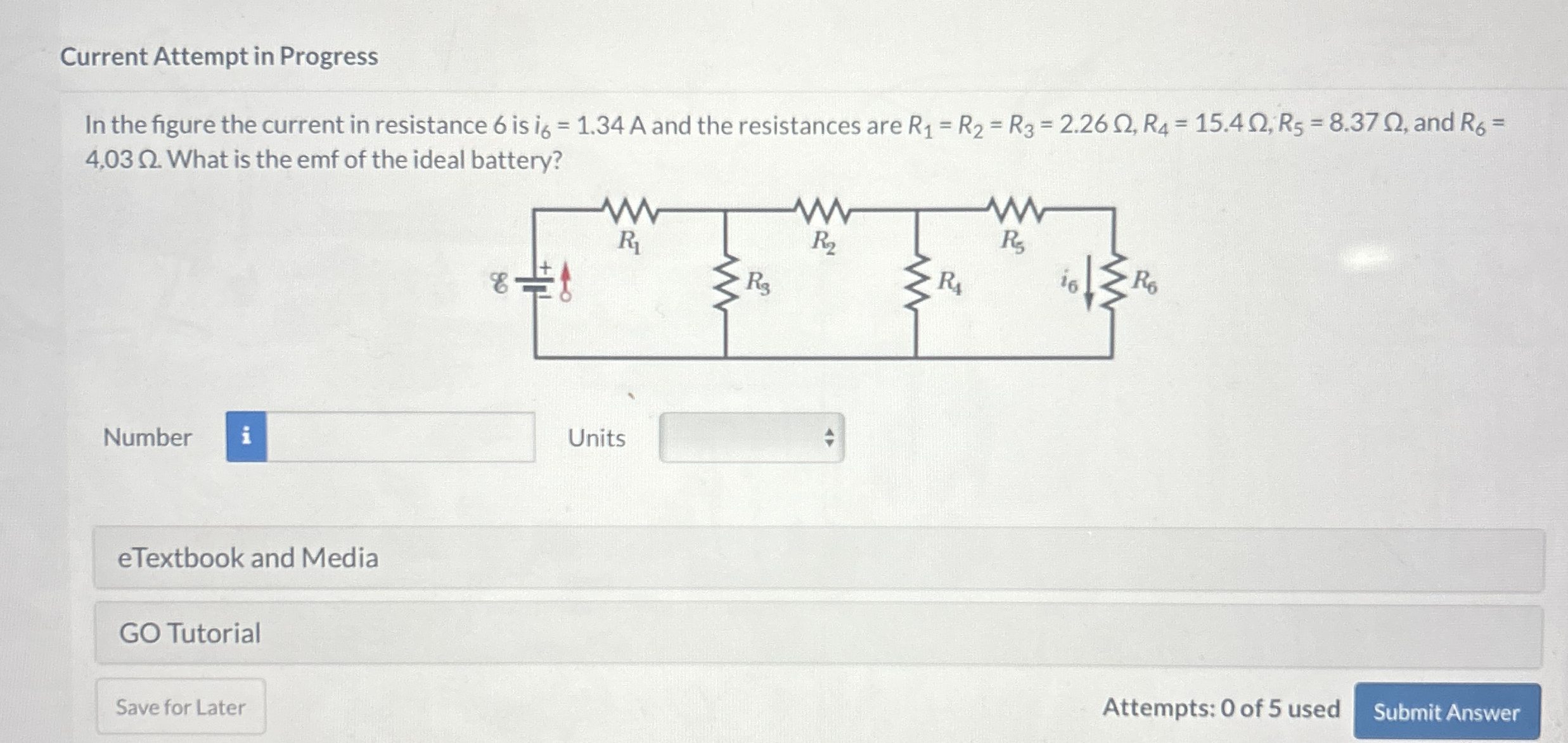 Solved Current Attempt in ProgressIn the figure the current | Chegg.com