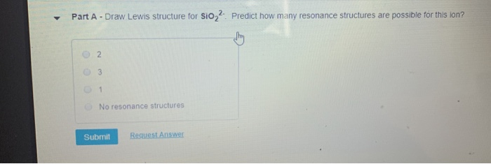 Solved part a draw lewis structure for sio2 predict how chegg