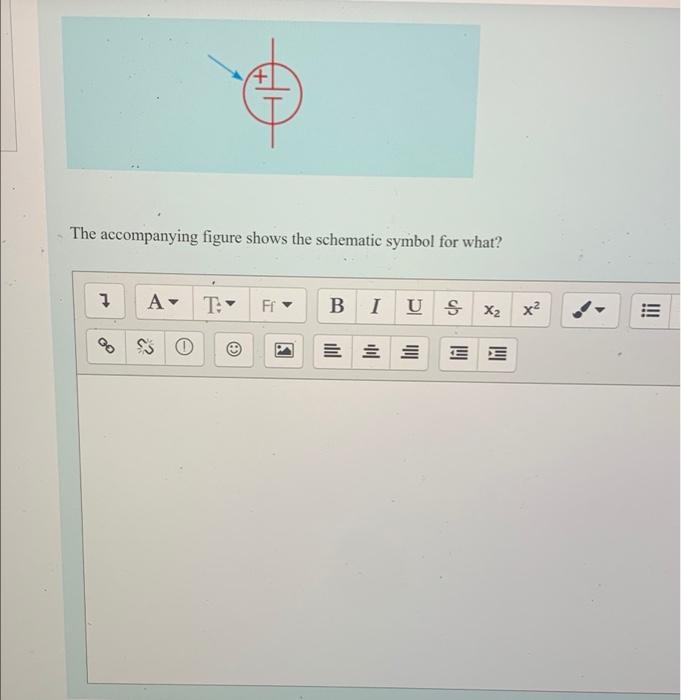 Solved 红丁 The accompanying figure shows the schematic symbol | Chegg.com