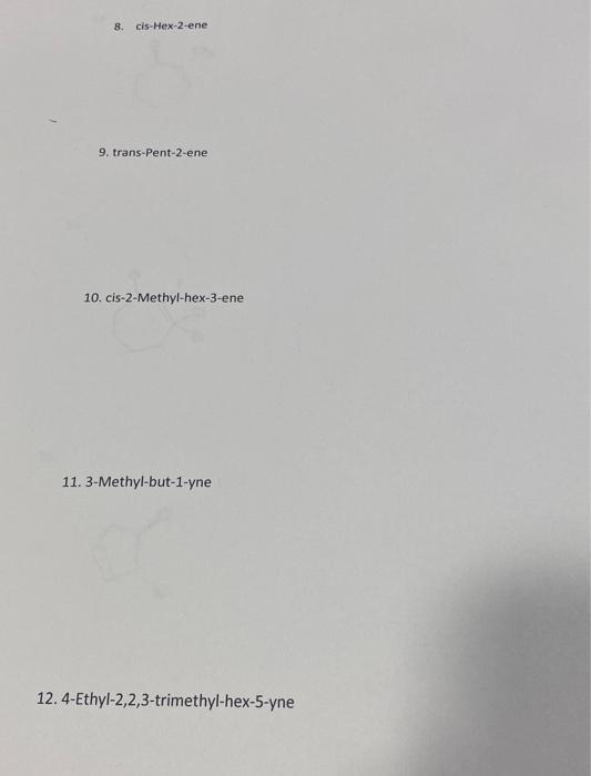 viết ctct của cis pent 2 ene