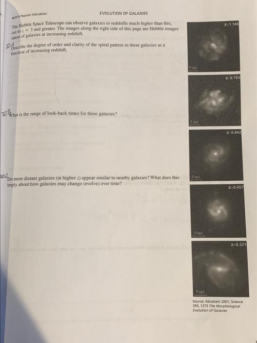 Solved The Hubble Space Telescope can observe galaxies to | Chegg.com