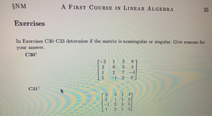 Solved SNM A FIRST COURSE IN LINEAR ALGEBRA Exercises In | Chegg.com