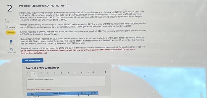 Solved 2 3 points 01:58:06 Skipped eBook 5 References | Chegg.com