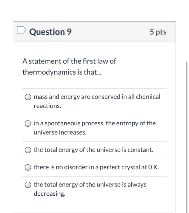 Solved Question 8 5 pts Which of the following statements | Chegg.com