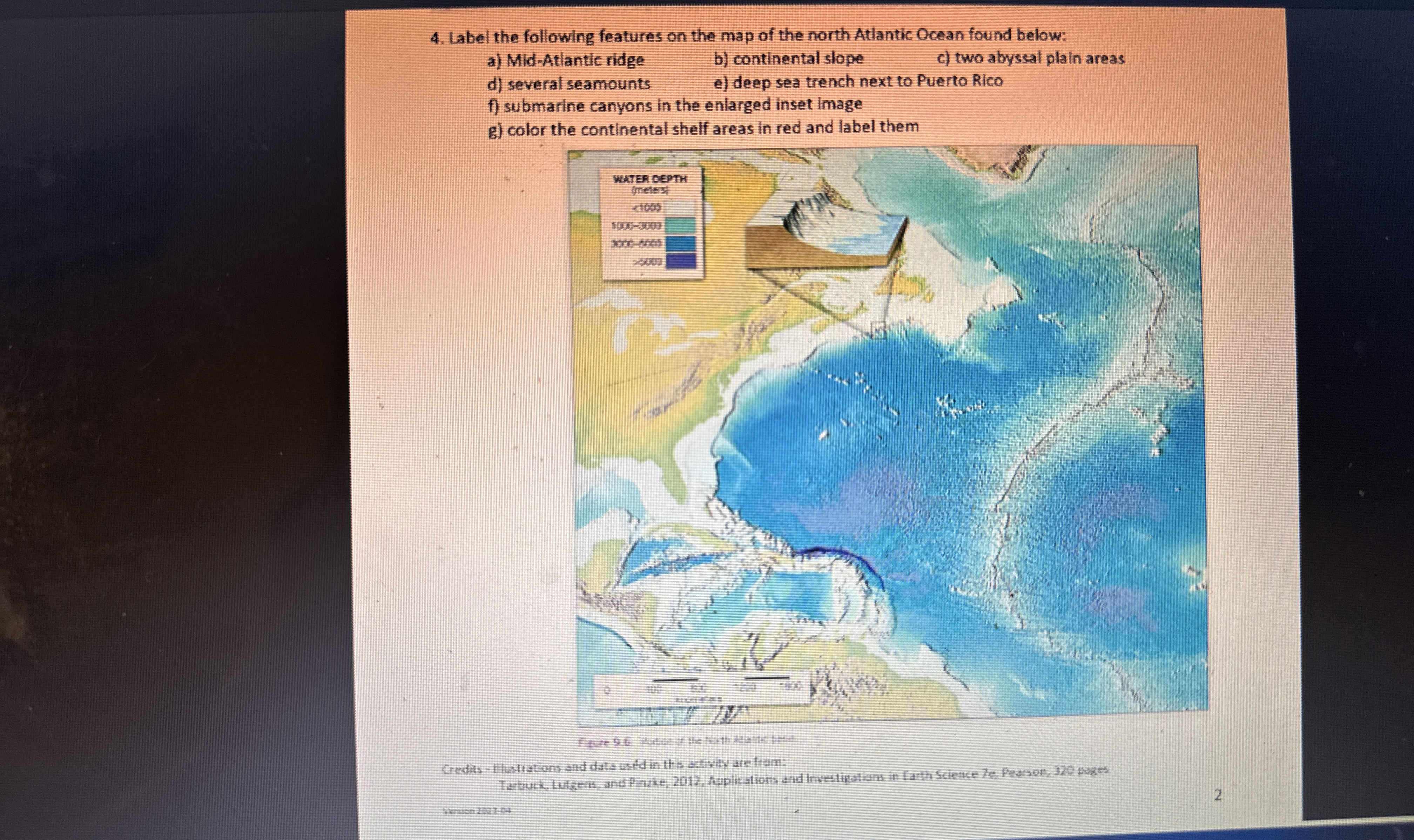 Solved Label the following features on the map of the north | Chegg.com
