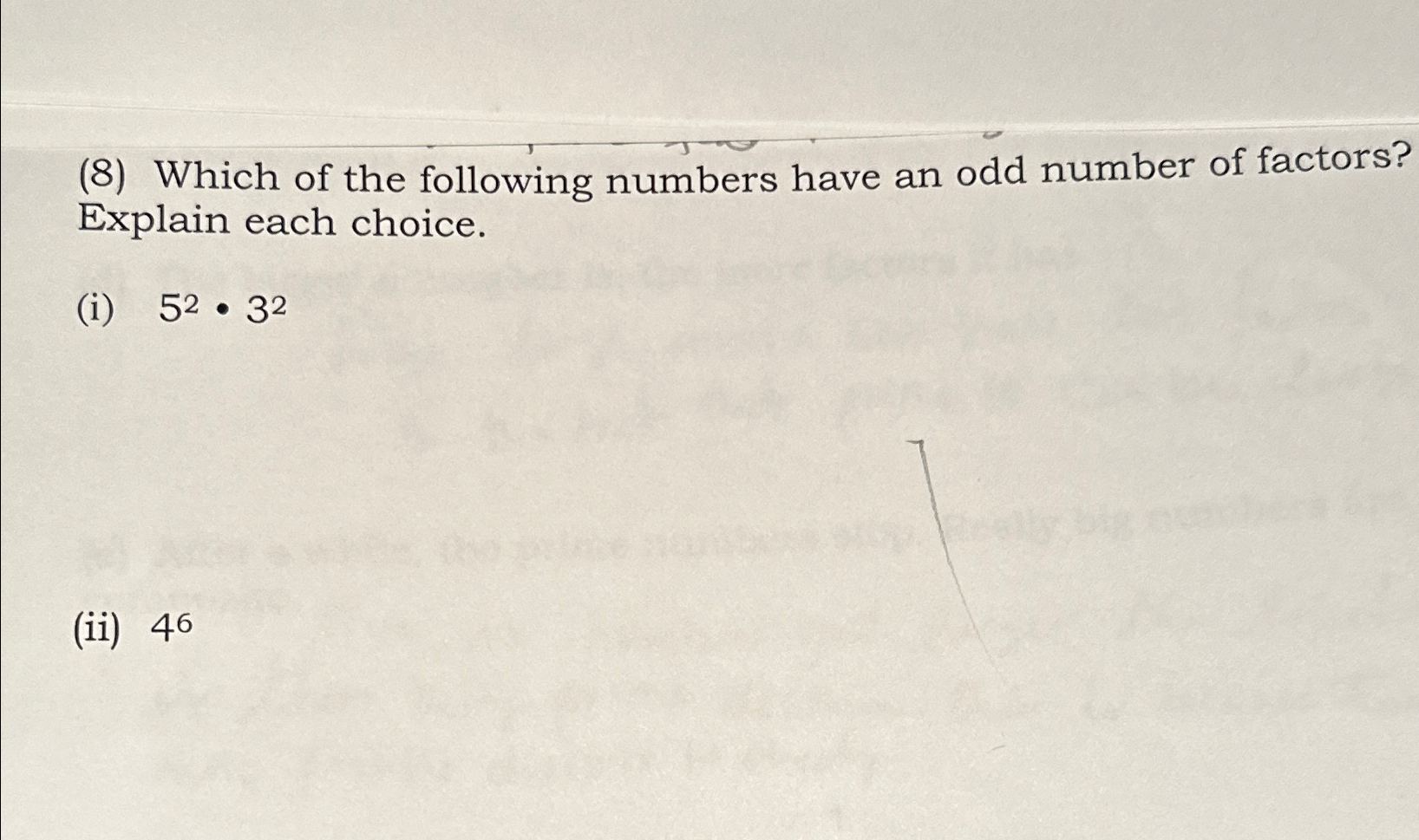 an odd number less than 50 with at least 5 factors