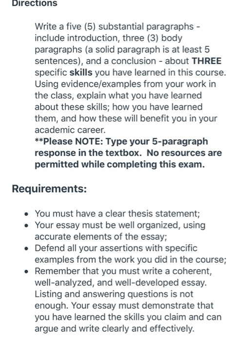 What Is A Substantial Paragraph