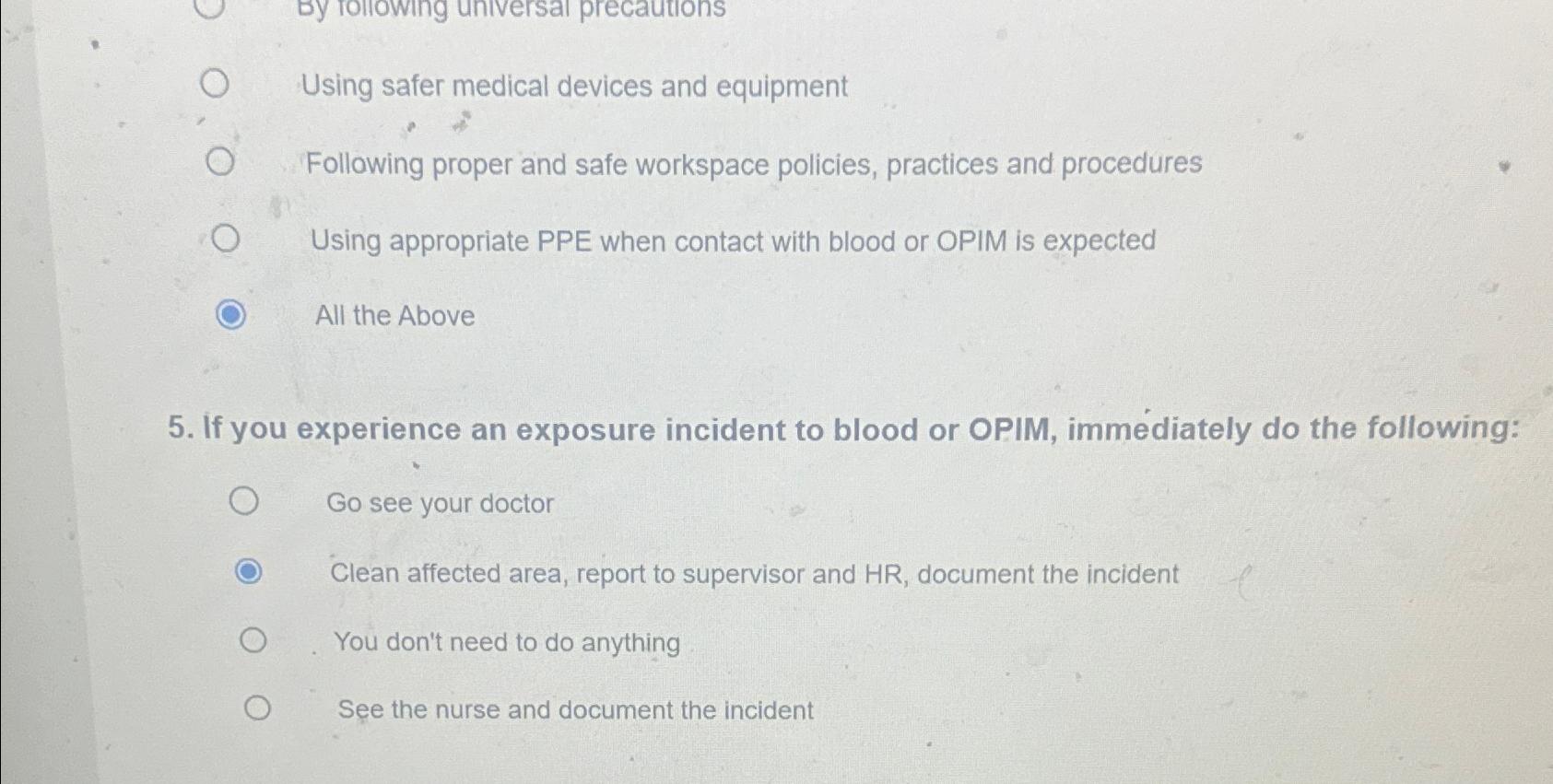 Solved Using safer medical devices and equipmentFollowing