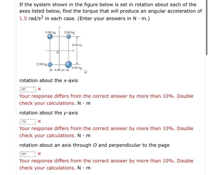 Solved If the system shown in the figure below is set in | Chegg.com