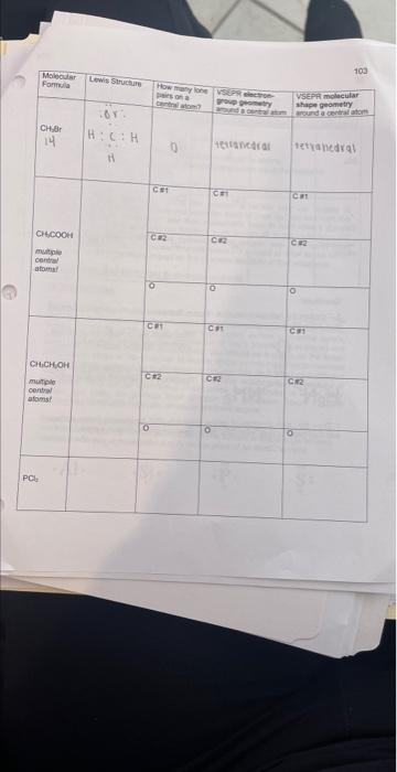 100 Mood Fomula Low Such Howanyone VSEPRO VSEPR molecular Shape geometry CHBO 14 H:CH 0 Setyandra H CH CHCOOH CE CEZ mule con