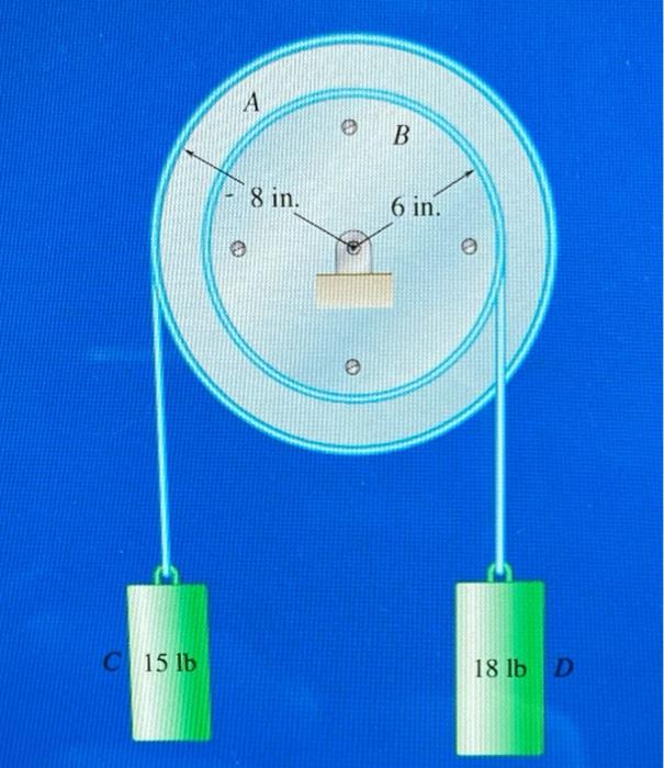 Solved Two Uniform Disks And Two Cylinders Are Assembled As | Chegg.com