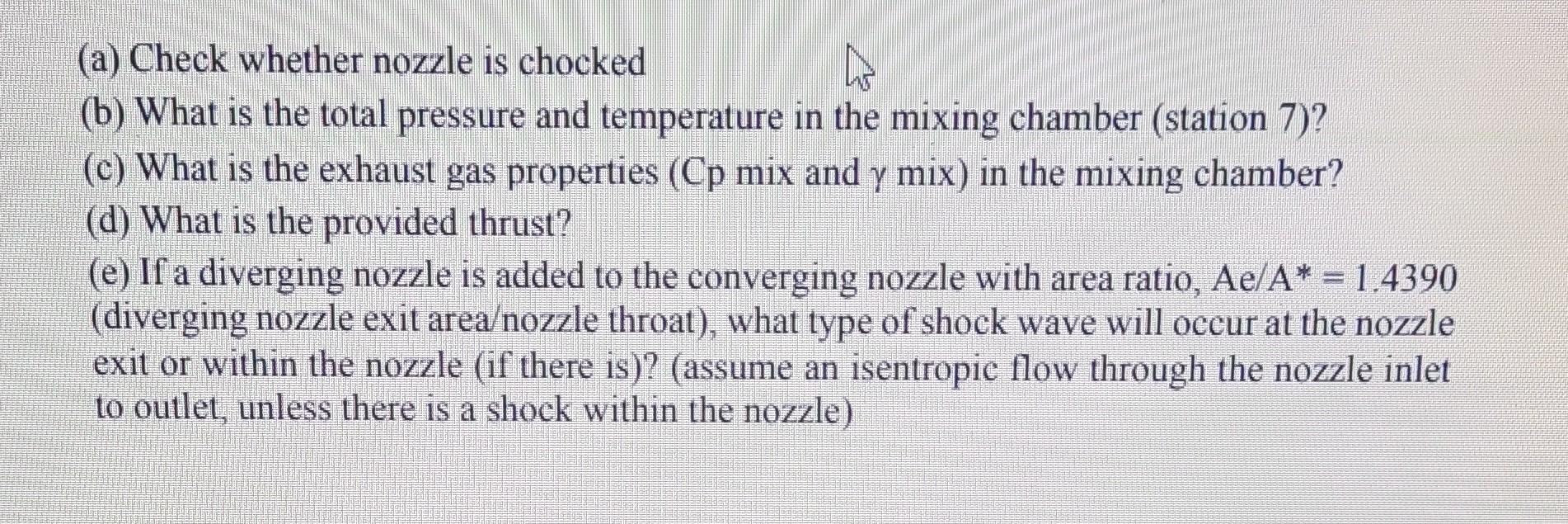 Solved 3. A Turbofan Engine With A Mixing Chamber Has The | Chegg.com