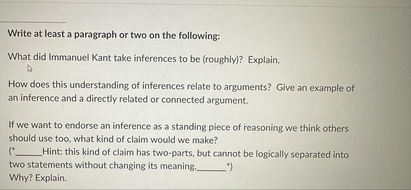 Solved Write at least a paragraph or two on the | Chegg.com